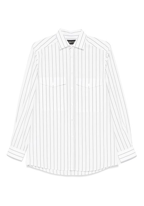 Camicia a righe in bianco The Editor - donna THE EDITOR | S5U601999